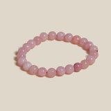 Ambarya Natural Kunzite Mala Bead Bracelet
