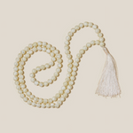 Ambarya Natural Mother of Pearl Mala Bead Necklace