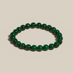 Ambarya natural malachite mala bracelet