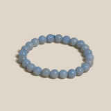 Angelite Mala Bead Bracelet