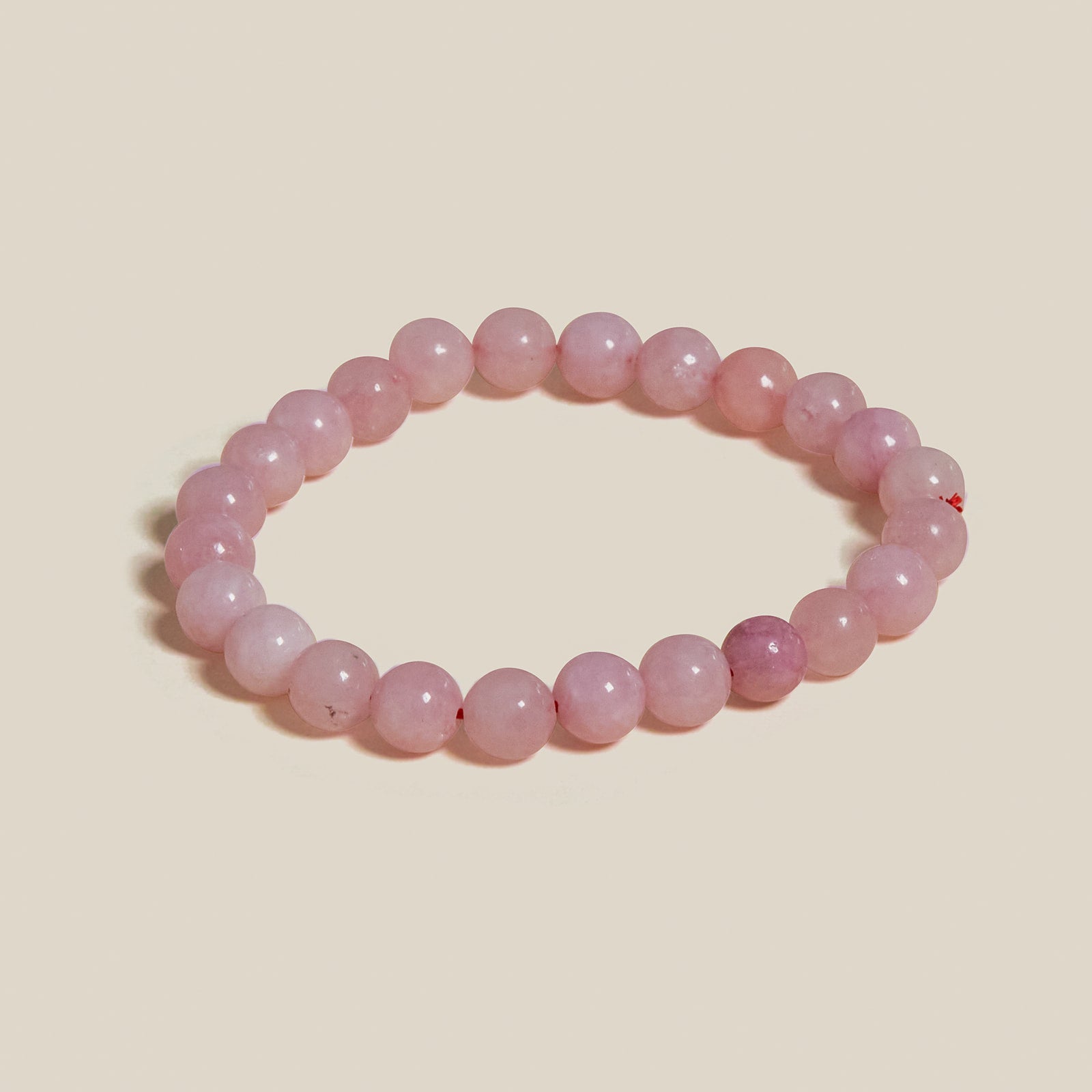 Ambarya Natural Kunzite Mala Bead Bracelet 