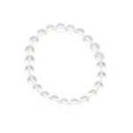 Clear Quartz crystal Mala Bead bracelet