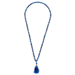 Ambarya Wisdom Lapis Lazuli Mala bead necklace on white background